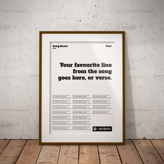 buy gift print custom lyric custom lyric print personalised wedding birthday anniversary home decor wall art minimalist wall decor dance wedding memory first scandinavian love mono