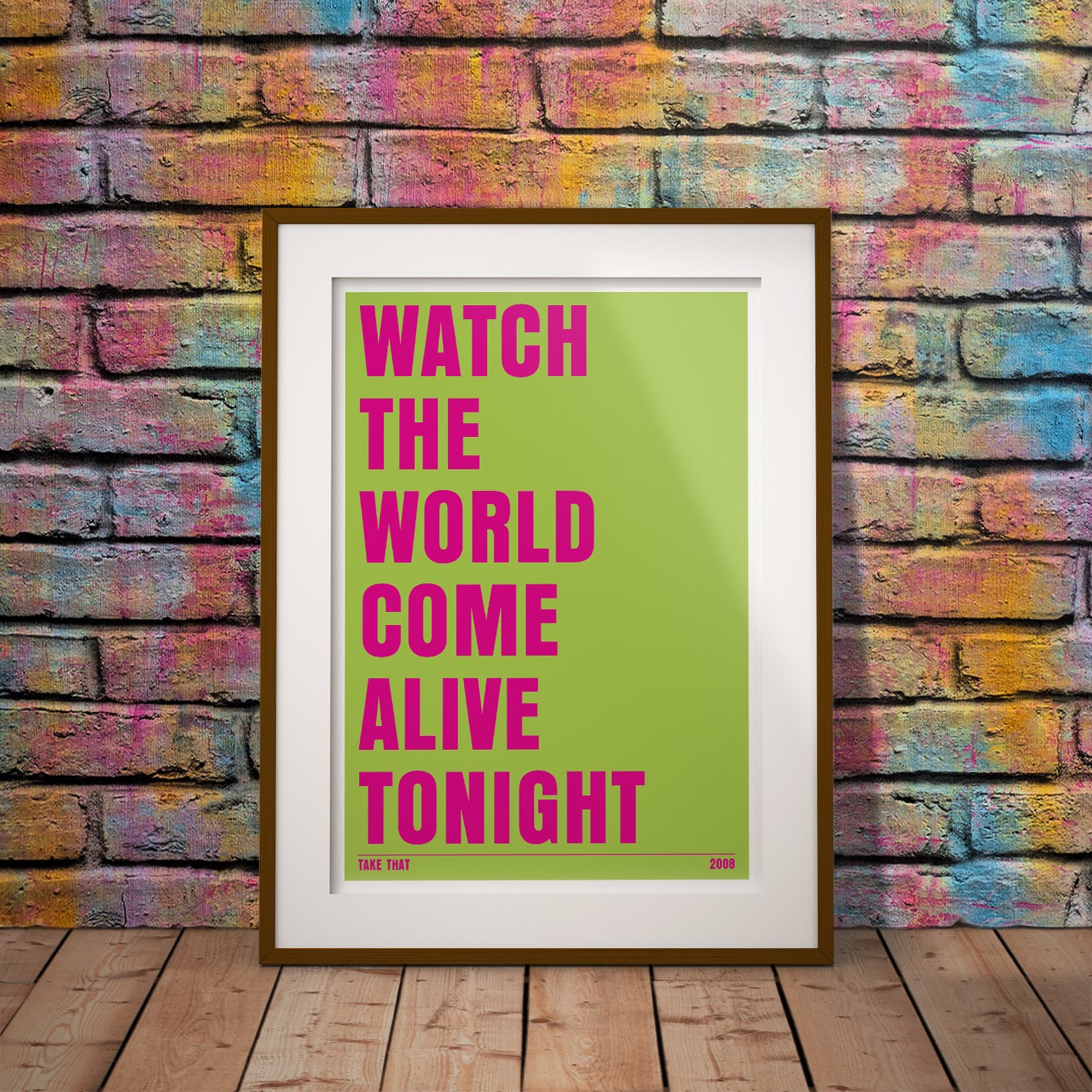 buy print gift wall decor song lyric fun home Christmas Beatles Elvis oasis blur Rihanna swift Coldplay Sheeran spice girls  custom lyrics wedding personalised rock pop metal disco motley crue take that boy zone watch green pink birthday