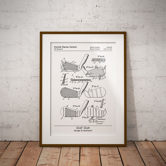 Golf Club Patent Print Sport decor Pixel8er Art sport gift 2034936 master wood iron tiger pga instant digital downloadable printable download majors Rory sports caddy