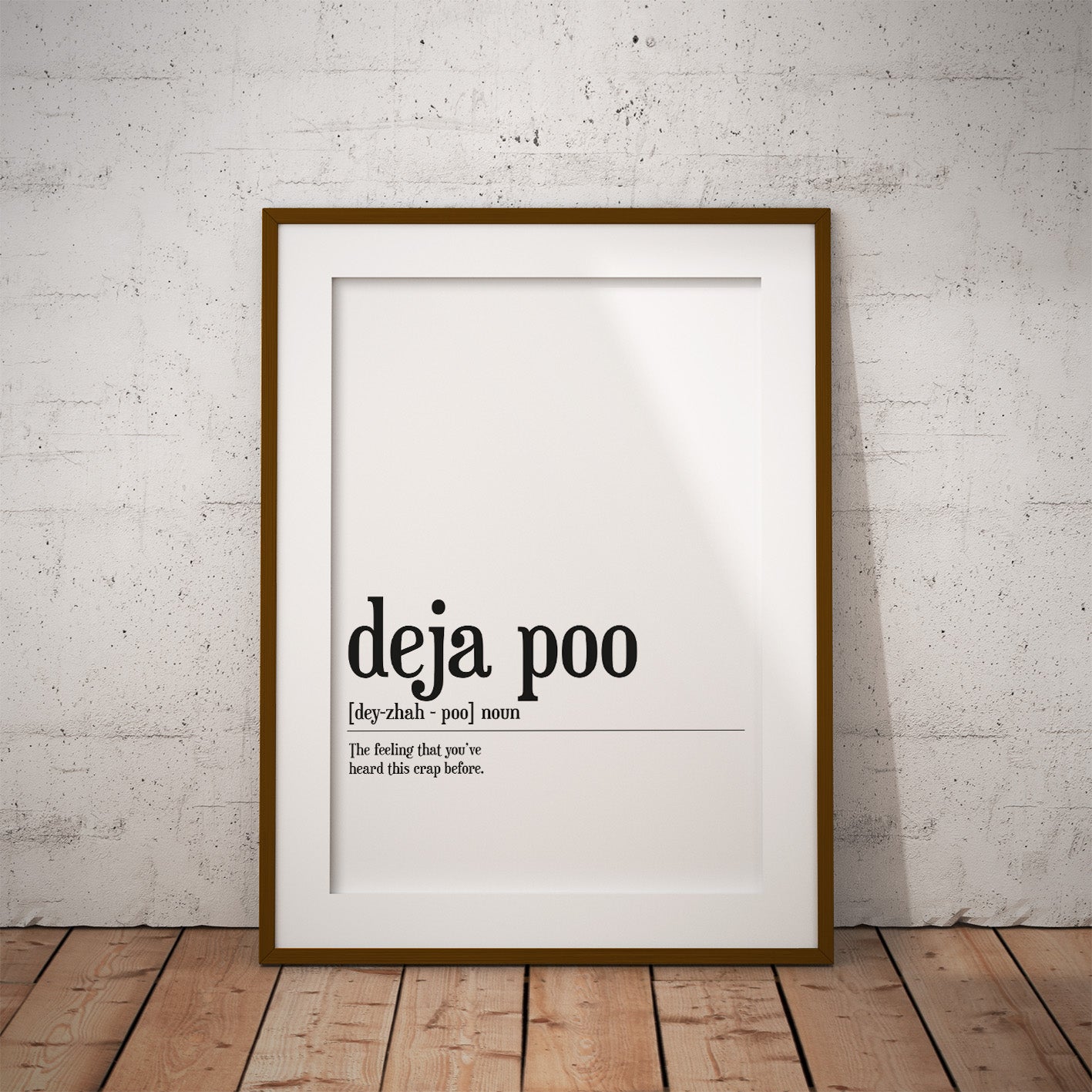 buy deja poo feeling you heard funny wall art print decor definition dictionary slang pixel8er instant digital downloadable download printable funny humour comedy urban dictionary