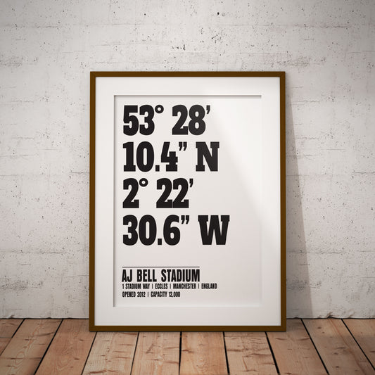 buy sale sharks  aj bell stadium coordinates location dms geography print art pixel8er wall decor gift